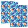 thumbnail image 2 of Stereoscopic Star Pattern 3 Ring Hardcover Binders 1.5in Round Rings for Letter-Size Folder Paper Organizer Pockets for Office Student Recipe, 2 of 9
