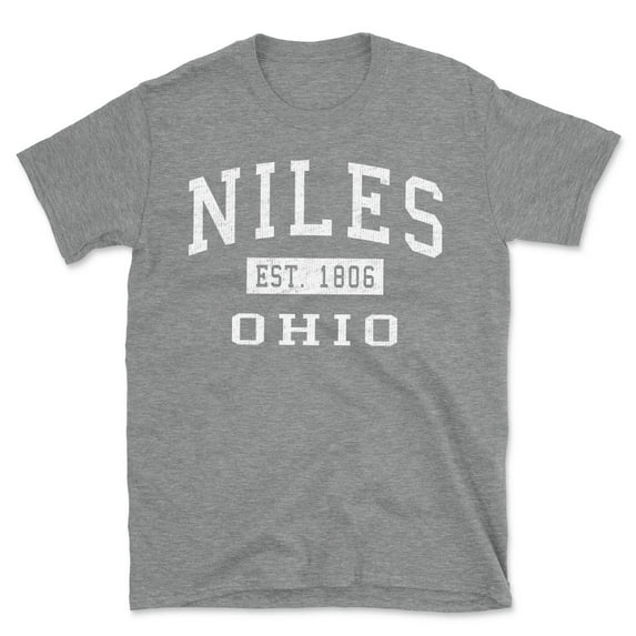 Niles Ohio Classic Established Men's Cotton T-Shirt