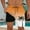 Orange, variant on Men Swim Trunks with Compresssion Liner 7 Inch Inseam Board Shorts Bathing Suit with Zipper Pockets