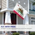 thumbnail image 3 of Anley Fly Breeze 3x5 Foot California State Flag - Calif. CA Flags Polyester with Brass Grommets, 3 of 7