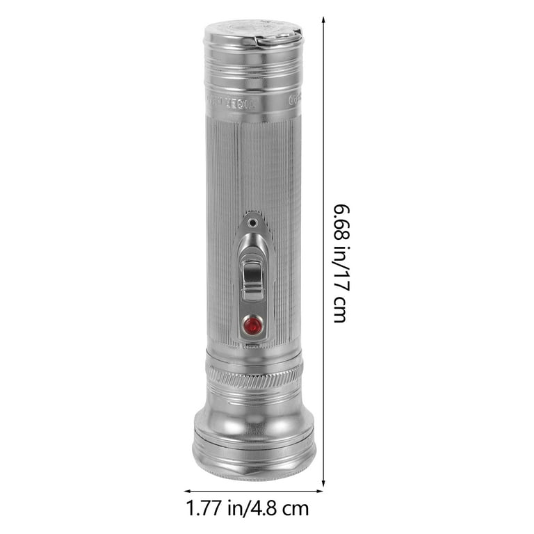 Old-fashioned Flashlight Vintage Metal Flashlight Portable