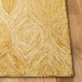 thumbnail image 3 of Safavieh Ikat Kim Geometric Wool Area Rug, Gold, 9' x 12', 3 of 10