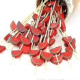 thumbnail image 3 of Fruit Picks Bamboo Picks Fruit suitable forks Artistic Toothpicks Cocktail Picks Sandwich Picks Decorative Cocktail Sticks, 3 of 5