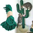 thumbnail image 2 of Cat Tree Scratng Posts Cuerda de cáñamo gruesa Cuerda de 6 mm Cam En -purpose Utility Diy Craft Cuerda para Rep Sustitución Stripe Pad Carpet Kicker, 2 of 5