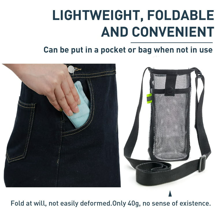 2Pcs Water Bottle Carrier Bag for 40 oz Tumbler Cloth Water Bottle