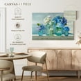thumbnail image 4 of Elephant Stock A Beautiful Day At The Beach Wall Art - Horizontal Canvas Wall Art - Bedroom Wall Decor - Floral And Botanical Canvas - Turquoise And Green Decor By Danhui Nai - 51" x 34", 4 of 4