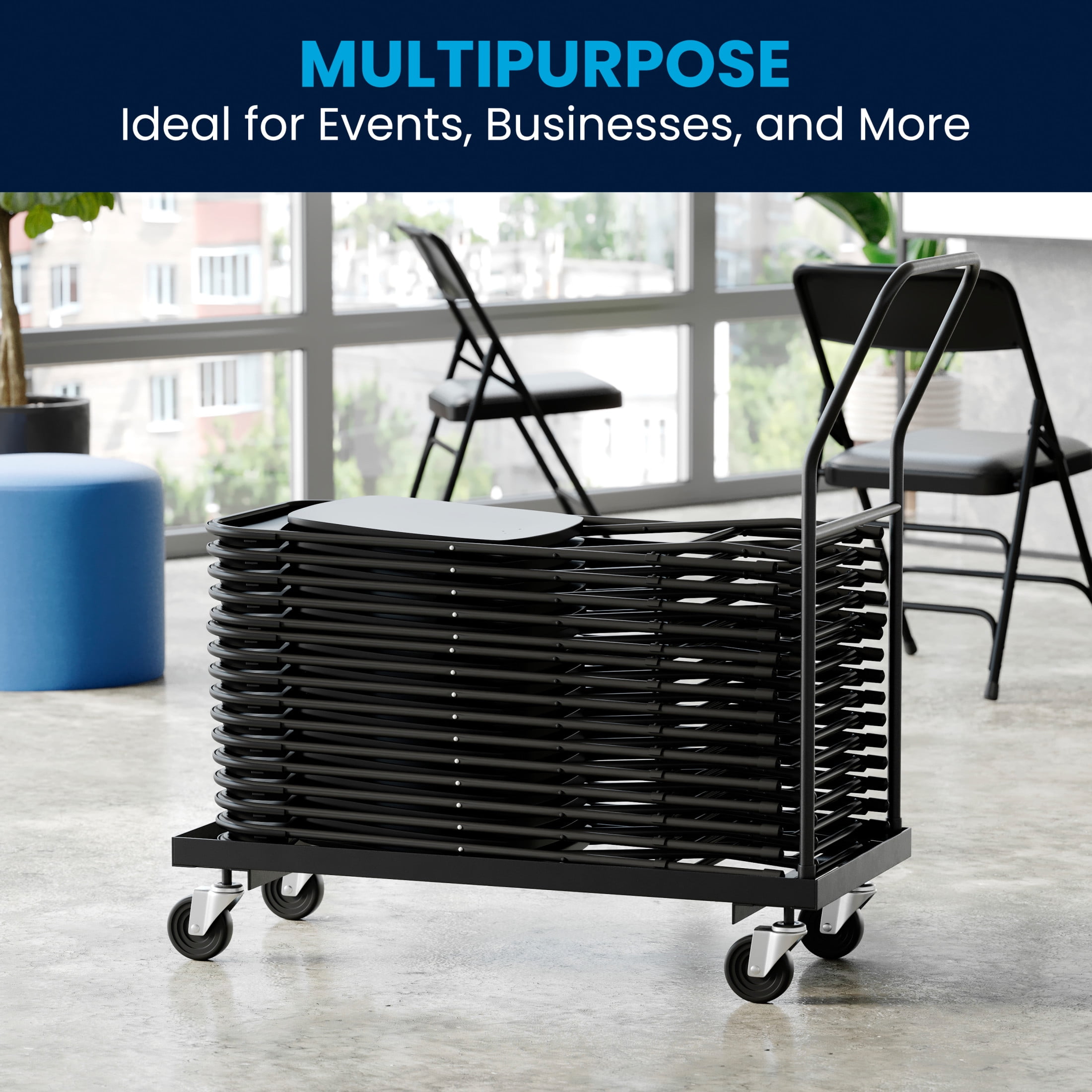 Flash Furniture Folding Chair Dolly