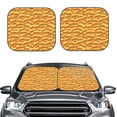 thumbnail image 2 of Vsdgher Hot Dogs Print Car Windshield Sun Shade, Reflective Sunshade Window Sunshade Sun Visor Protector Fit for Cars,Trucks,SUVs-Large, 2 of 6