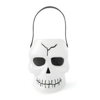 Shoreew Halloween Candy Bucket Pumpkin Skull Bucket Trick or Treat Bucket with Handle for Kids Halloween Party Decoration