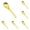 B 6Pack, variant on 6Pcs Hammered Teaspoons ,Stainless Steel Modern Silverware Flatware Dessert Spoons For Home, Kitchen, Restaurant, Round Edge Mirror Polished Premium Hammered Coffee Spoons,Brightly Mirror Polished