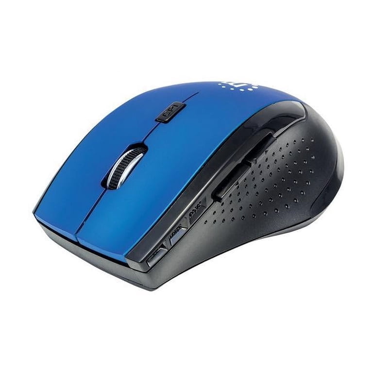 Manhattan Curve Wireless Optical Mouse Five Button with Scroll