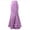 Z166-Purple, variant on Womens Skirts Summer Midi Front Slit Solid Color Lightweight Women's Flowy Handkerchief Hemline Midi Skirt