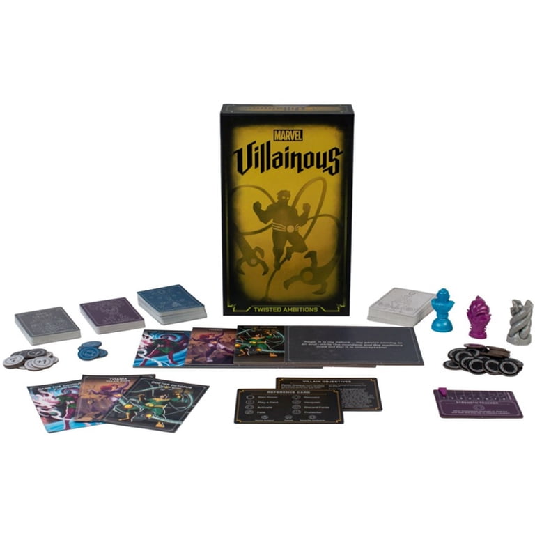 Marvel Villainous: Twisted Ambitions Strategy Board Game, Includes