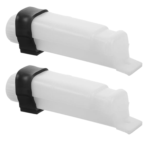 KAKOWELY Coolant Overflow Bottle, White, for Motorcycle, High Efficiency, Cold Weather Protection, 2Pcs