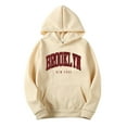 thumbnail image 2 of Mens Hoodies Pullover 2025 Brooklyn Hoodie Fall Winter Long Sleeve Graphic Hoodie with Pockets Hooded Sweatshirt, 2 of 4