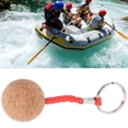 thumbnail image 3 of 2Pcs Floating Cork, Ball Key  Float Sailing Keyring Wooden Boat Canoe Water Sports Accessoriesred Rope, 3 of 8