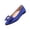 Blue_017, variant on Women's Suede Pointed Toe Flat Shoes Rhinestone Pearl Bee Bow Decor Slip On Comfort Wedding Party Daily Dress Footwear Black 7(EU-38)