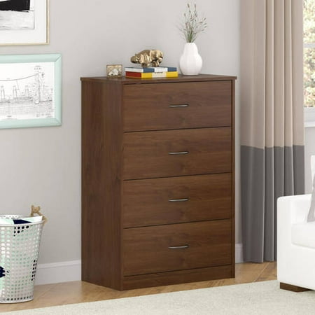 Mainstays 4 Drawer Easy Glide Dresser Multiple Finishes Com