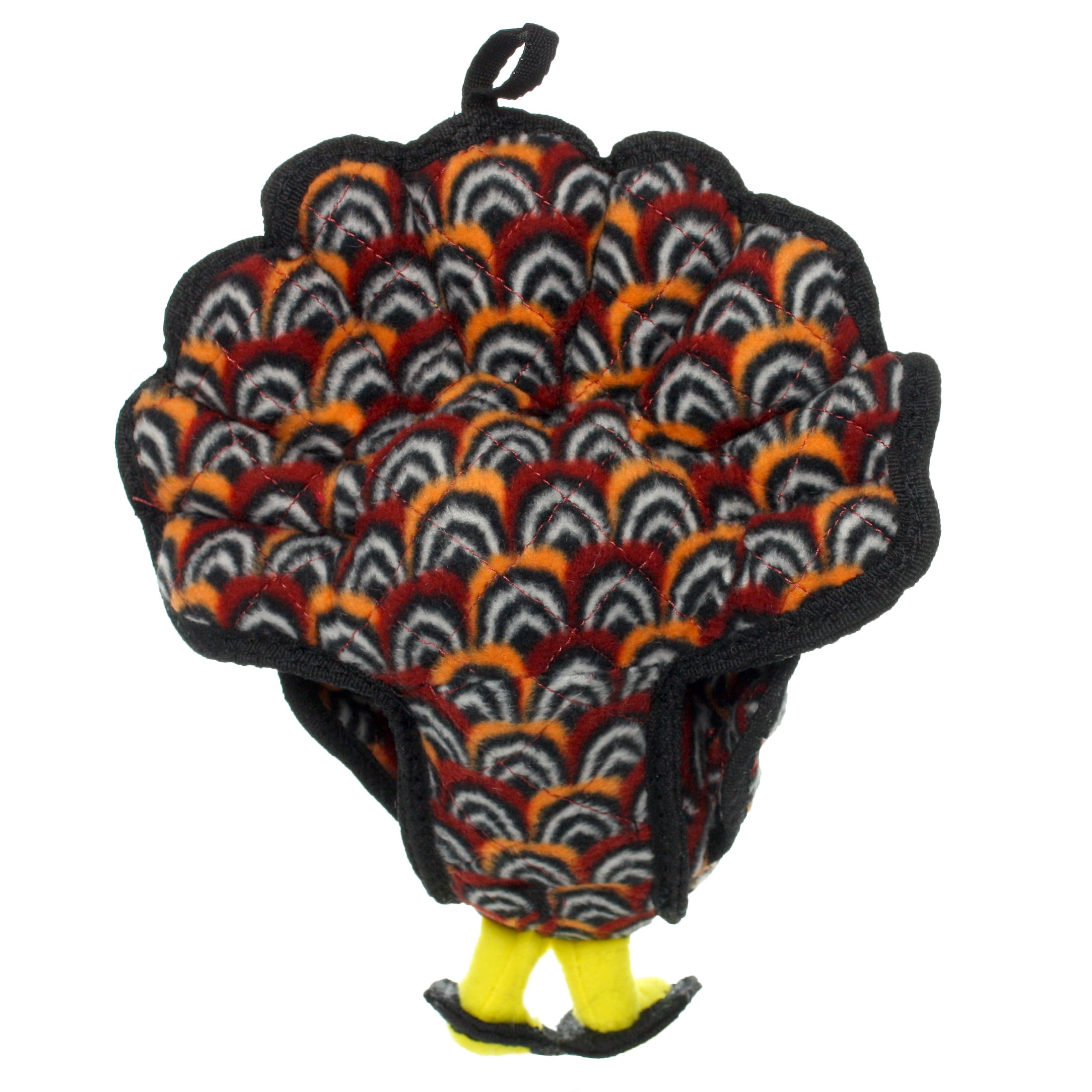 Tuffy Jr Barnyard Turkey Durable Plush Squeaky Dog Toy