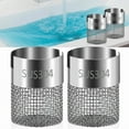 thumbnail image 2 of 2Pcs Bathroom Sink Filter Hair Catcher Bouncing Core Drain Filter Strainer, 2 of 6
