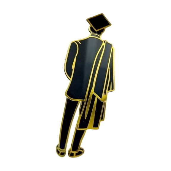 Graduation Cake Topper for Celebration Party Decorations, Premium Acrylic Graduation Party Supplies, Durable High School College Ceremony Event Decor 6 Inch