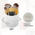 thumbnail image 3 of Unique Bargains 1 Pcs 360° Rotating Makeup Organizer Makeup Brush Holder Organizer Multi-Functional Pen Holder white, 3 of 7
