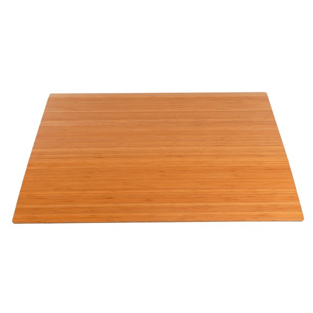 Anji Mountain Bamboo 42 x 48 Chair Mat for Carpet and Hard Floor