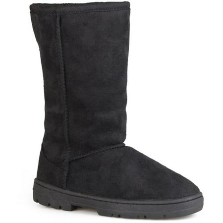 lug boots brinley co s faux suede lug sole boots walmart lug boots brinley co s faux suede lug sole boots walmart