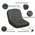 thumbnail image 6 of Toyandona Wear Resistant Padded Tractor Seat Cover in Grey Oxford Fabric with Elastic Fit, 6 of 11