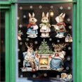 thumbnail image 3 of Pegatinas de decoración de vidrio de Navidad de invierno, conejo, árbol de Navidad, alce, habitación de niños, calcomanías de decoración de ventana, pegatina de pared, decoración de Navidad, 3 of 4
