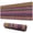 Purple Boho Tribal, variant on Long Mouse Pads for Desk,Purple Boho Tribal Stripes and Hearts Desk Mats on Top Of Desks, Desk Mouse Pad Extra Large with 3mm Non-Slip Base and Stitched Edge for Gaming,Work,Home 31.5"x11.8"