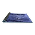 thumbnail image 2 of Ahgly Company Indoor Square Oriental Blue Industrial Area Rugs, 6' Square, 2 of 4