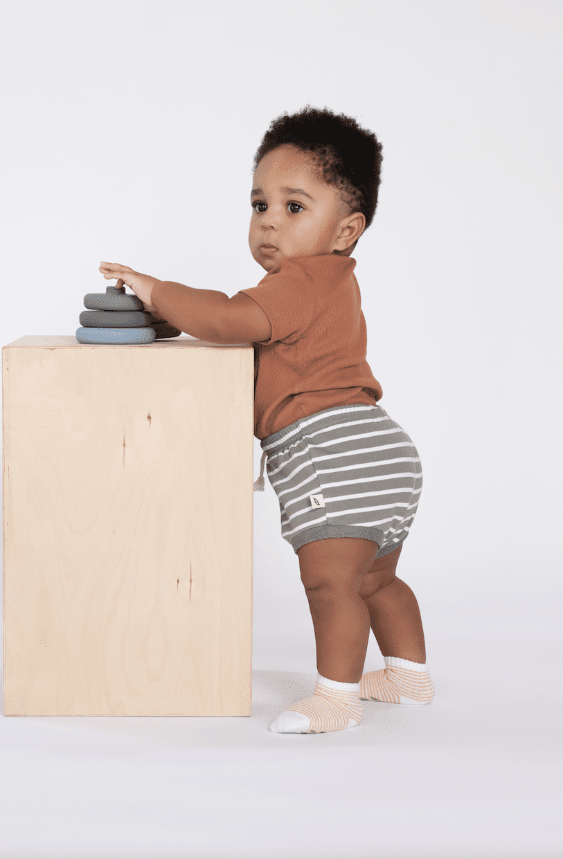 easy-peasy Baby Organic Bloomer Shorts, Sizes 0-24 Months