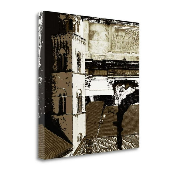 35 x 35 Architectural Renaissance II by Noah- Print on Canvas Fabric Multi-Color