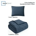 thumbnail image 3 of Mainstays 2-Piece Comforter Set, Washed Indigo, Twin, 3 of 10