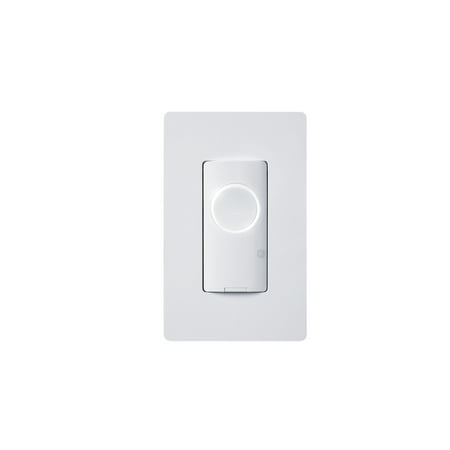 GE - CYNC Smart Switch, No Neutral Wire Required, On-Off Button Style with Bluetooth and 2.4 GHz Wifi (Packaging May Vary) - White