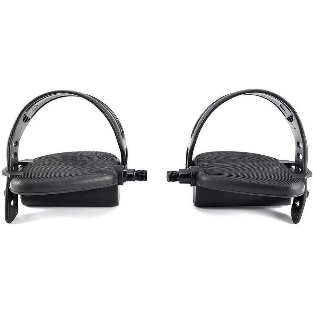 Schwinn Pedal Pair with Straps 9/16" Works R514 U514 231 SR23 Recumbent