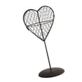 thumbnail image 1 of Metal Iron Wire Heart Shape Rack Craft DIY with Stand 17cm, 1 of 9