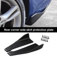 thumbnail image 4 of Faldón Lateral del Coche DQrwqpou Alerón Parachoques Protector 48CM negro, 4 of 9