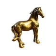 thumbnail image 2 of Estatua de caballo en miniatura, regalo elegante, figuritas multiusos para paisaje, pabellón, escena de vida, bonsái, festivales, accesorios DIY caballo de pie Macarena Estatua de forma de Buda, 2 of 8