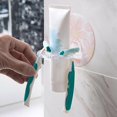 thumbnail image 3 of Toothbrush Holder Stand Self Adhesive Toothpaste Holder Four Slot Cactus, 3 of 6