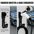 thumbnail image 7 of Tnobhg EV Charger Holder Wall Mount Wall-punching with Screws Anti-slip Protect The Plug Charger Cable Holder Bracket Electric Vehicles Charger Holder, 7 of 7