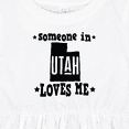 thumbnail image 4 of Inktastic Someone in Utah Loves Me Vacation Girls Baby Dress, 4 of 5
