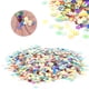 thumbnail image 5 of Confetti, Wedding Decoration Party Sprinkle Part, Shiny Surface PVC Smooth For Gift Packaging Filling Desktop Decoration Holiday Decoration ANGGREK Flores de cinco pétalos de 0,7 cm, 5 of 8