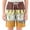 Brown#328, variant on LIIPEE Girls Boys Baseball Shorts Waffle Ice Cream Printed Elastic Waist Drawstring Shorts With Pockets Toddler Classic Birthday Shorts,Brown,2-3 Years