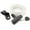 Clear, variant on Wideskall 72" inch Extra Long Heavy Duty 12mm Cable Self Coiling Keyed Bicycle Bike Lock with Mount Black