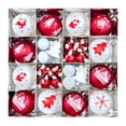 thumbnail image 1 of 46 bolas navideñas para árbol de Navidad, bolas colgantes de PP pintadas con dibujos animados. Estilo B, 1 of 9