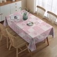 thumbnail image 2 of Pioneer Flower Floral Print Pattern Rectangle Tablecloth 60"x84", Waterproof Polyester Table Cloth, Wipeable Spillproof for Dining Camping Indoor Outdoor, 2 of 5