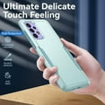 thumbnail image 4 of Samsung Galaxy A53 5G Case, Full Body Protection Durable Rubber Cover with Screen Protector, Mint, 4 of 12