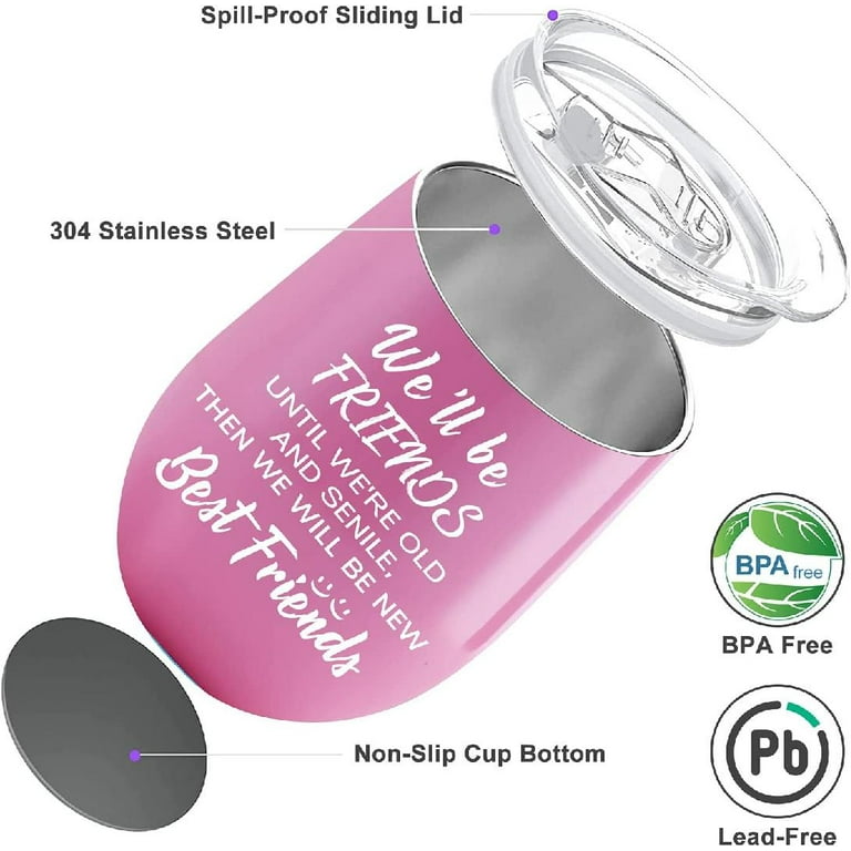 Custom Friends 12oz Insulated Wine Tumbler – Fun and Fabulous Clothing  Boutique